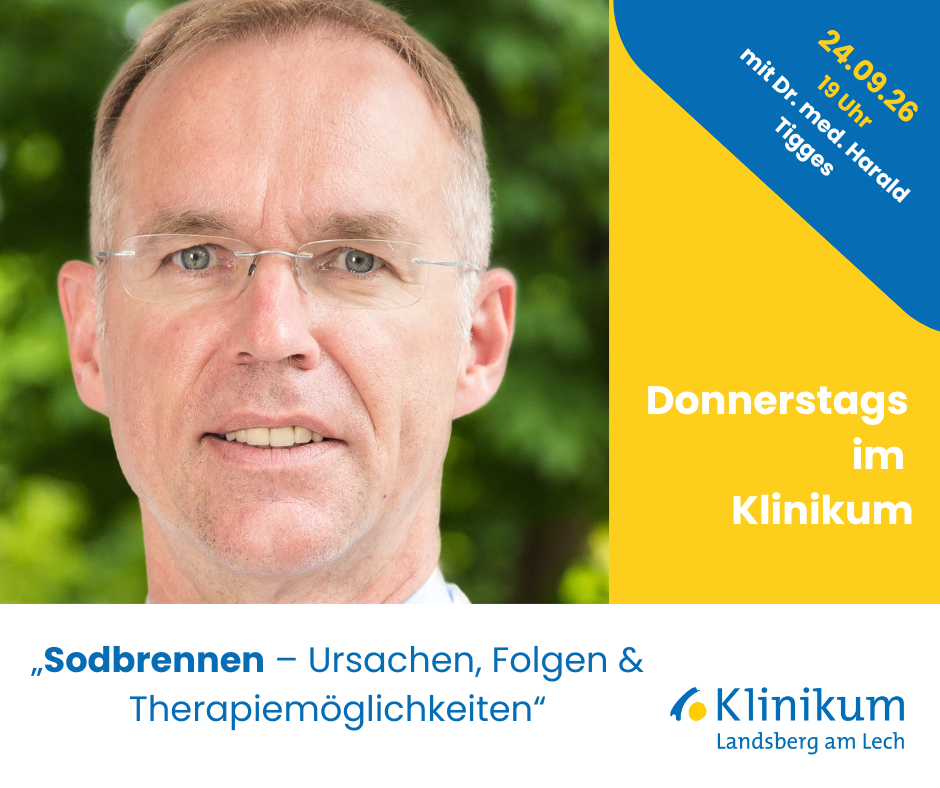 Donnerstags im Klinikum, Vortrag zum Thema Sodbrennen, Dr Tigges auf Foto